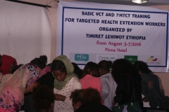 Basic VCT and PMTCT Trainings For Health Extension Workers.